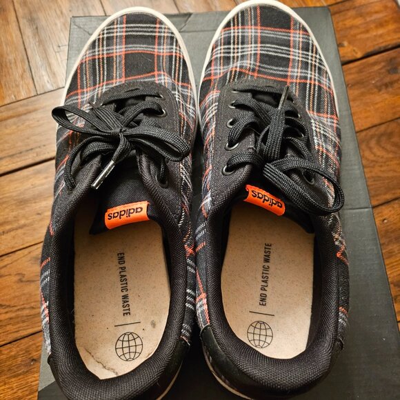 adidas Vulcraid3r Mens Skateboarding Shoes in Plaid - lightly worn - Picture 3 of 5